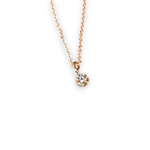 Halskette "Glam" Brown Diamond 0,15ct.